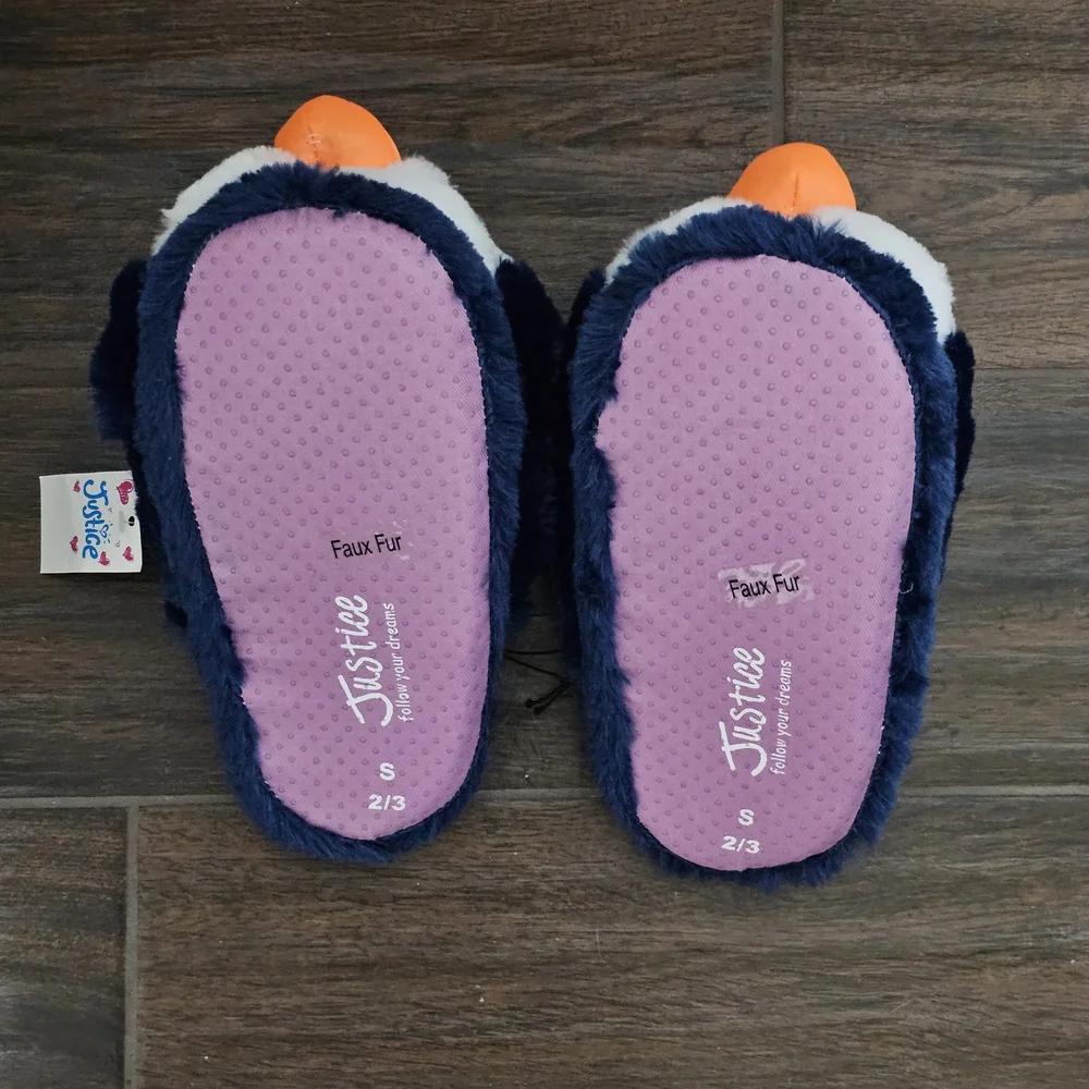 Justice Penguin Slippers